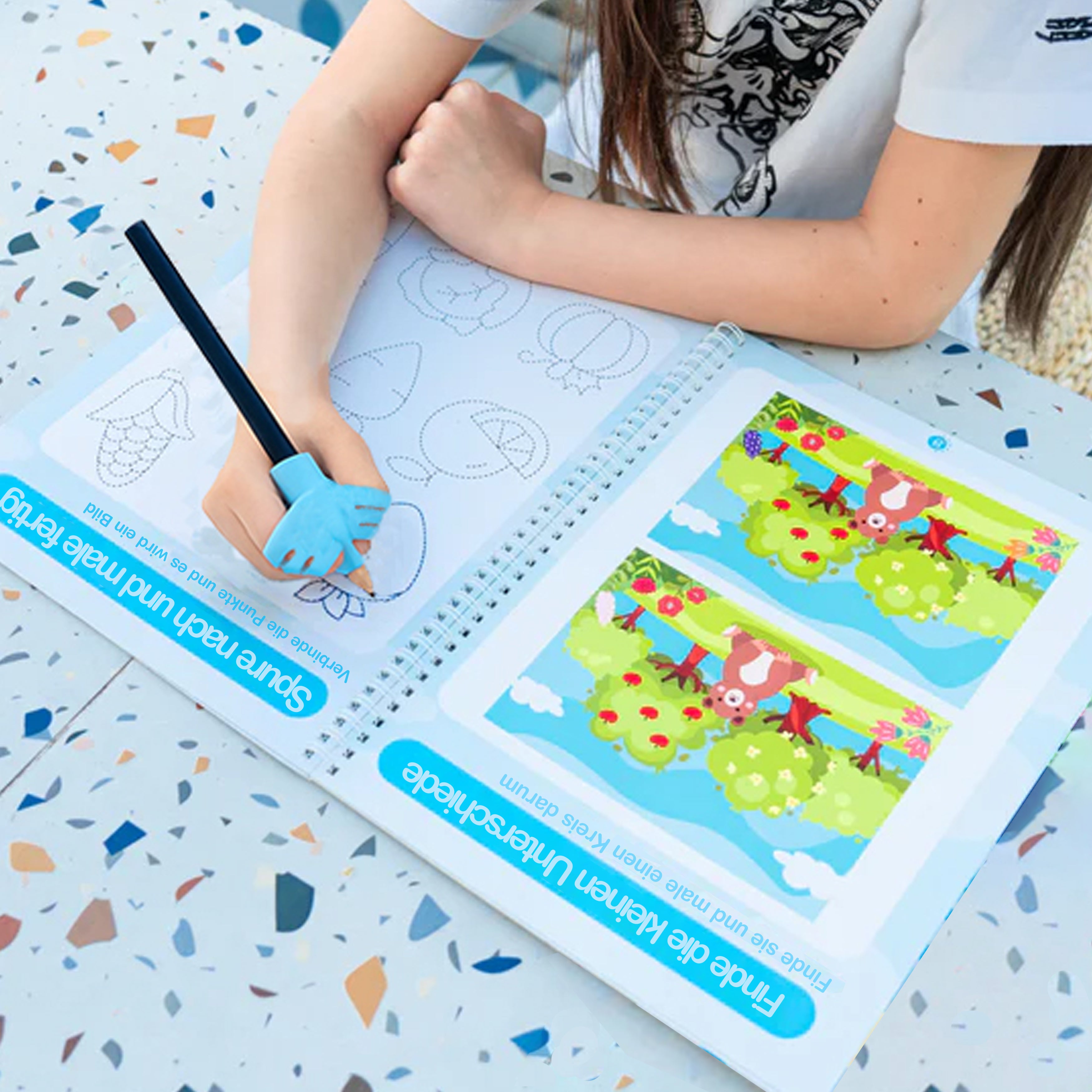 Set di esercizi di scrittura a mano KiddoSpace