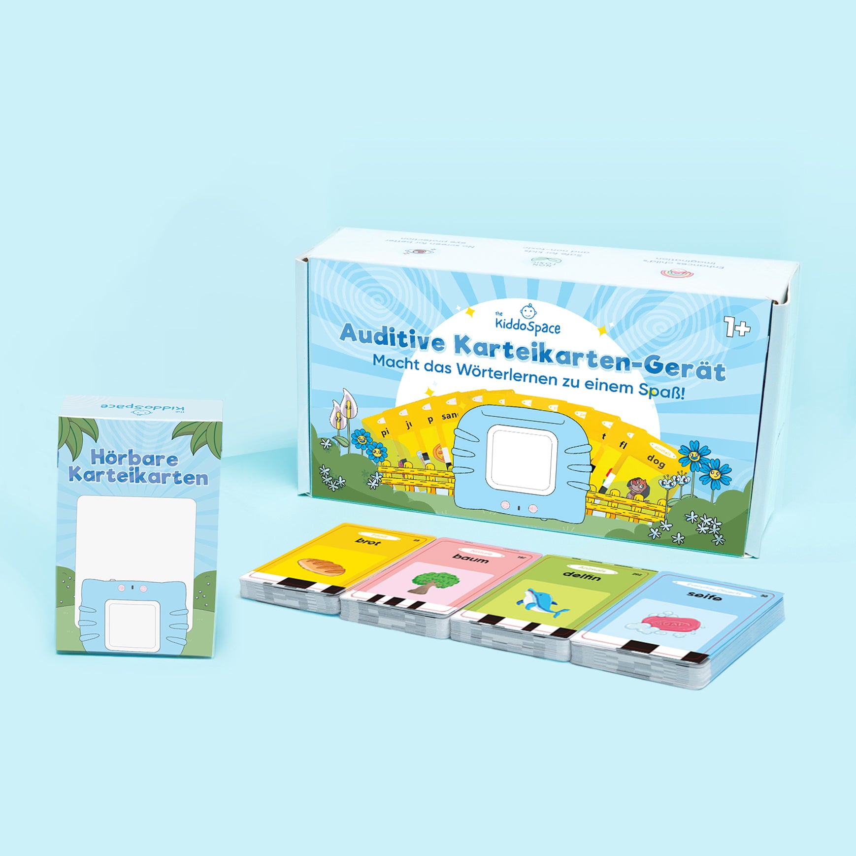 80 carte parlanti aggiuntive + 1 sacchetto per riporre i giochi + 1 regalo a sorpresa - Kiddospace DE