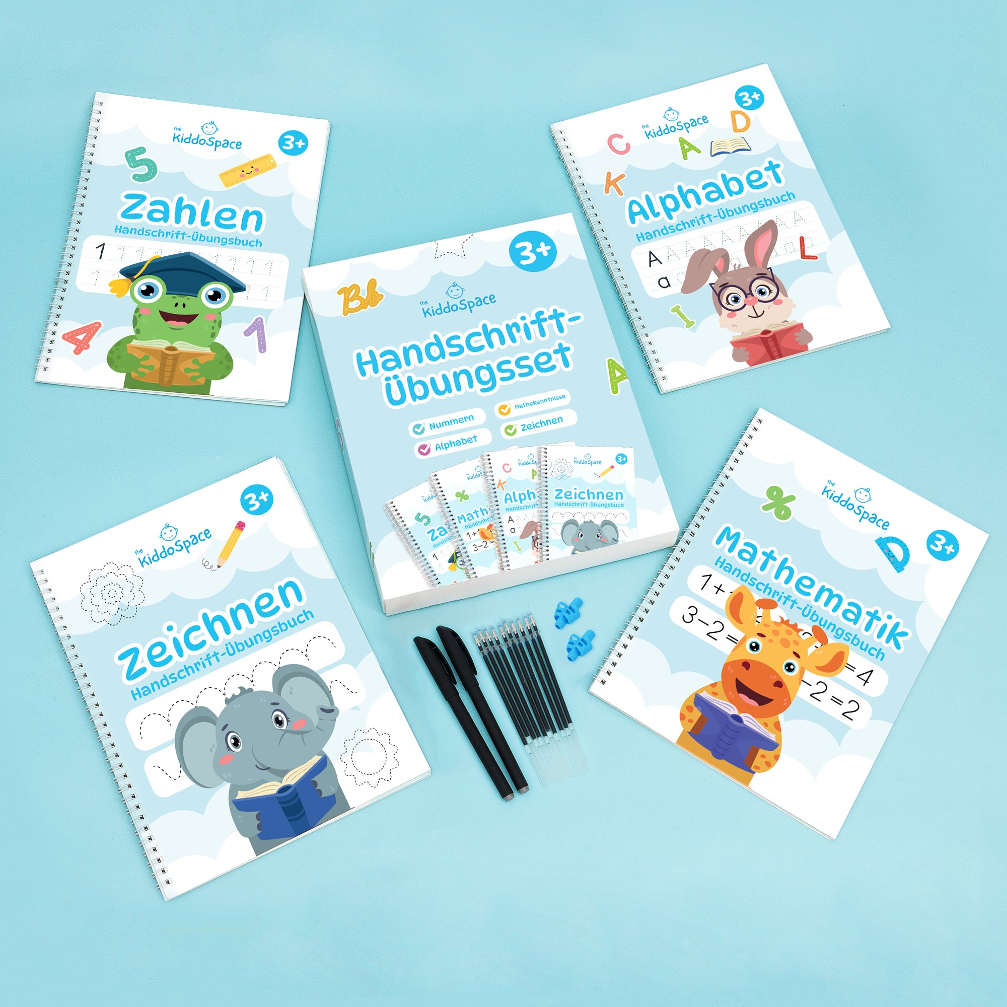 Set di esercizi di scrittura a mano KiddoSpace