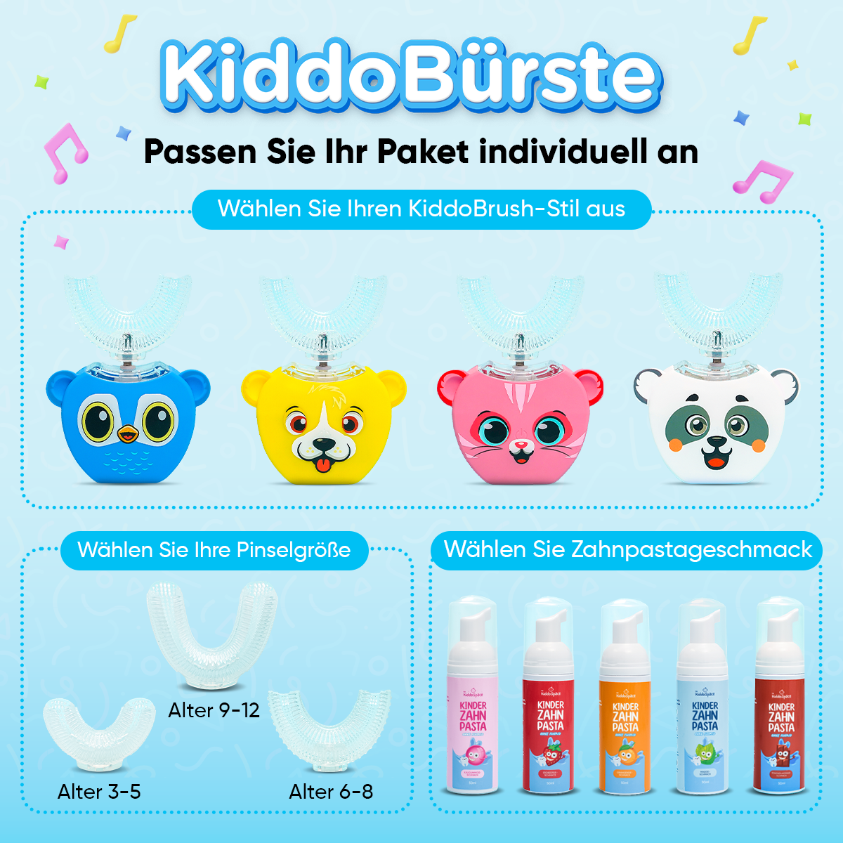 KiddoBürste Kit - Test Offer 20