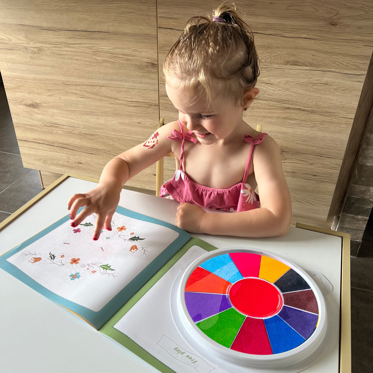 KiddoSpace Fingerfarben-Set