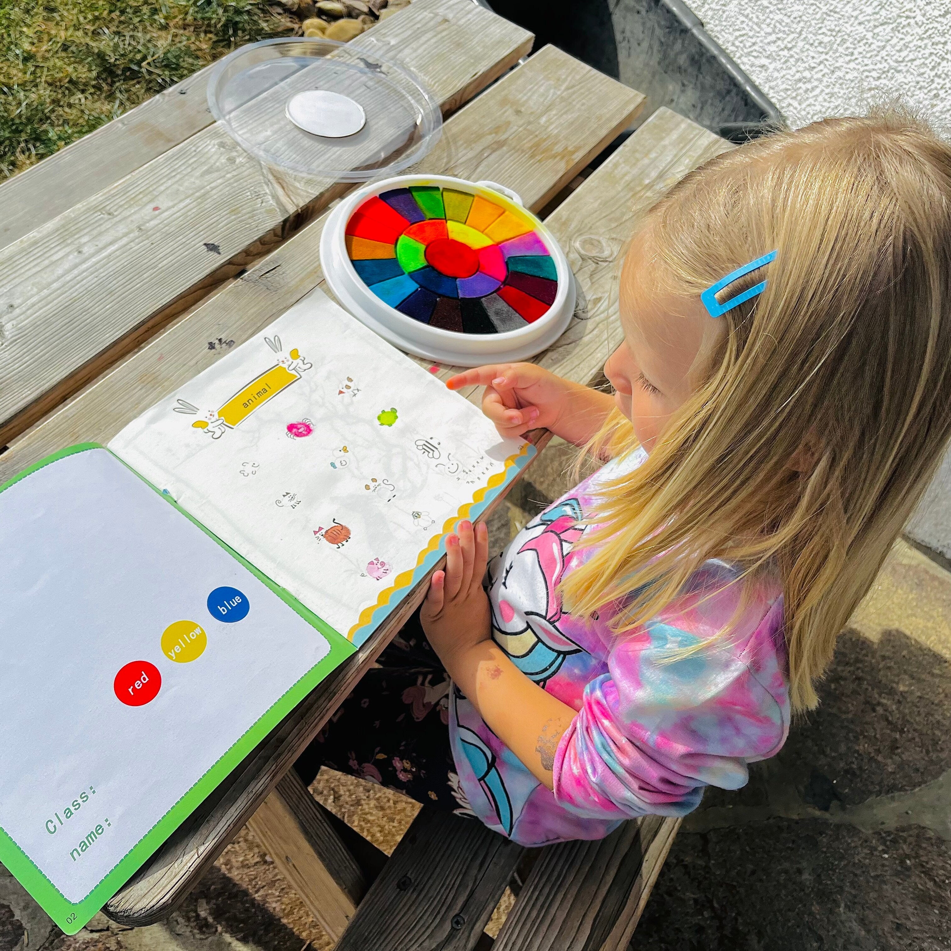 KiddoSpace Fingerfarben-Set